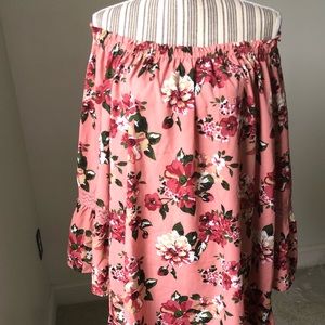 Plus Size Off the Shoulder Top